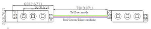 LED 0.72W Module RGB - 100 Modules per Bag