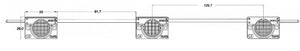 LED 1.2W Module SMD3030 - 100 Modules per bag