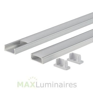 Aluminum Extrusion 2 LED Strips- 4 FT- QTY 2
