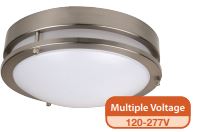 LED Modern Flush Mount 120V and 120-277V