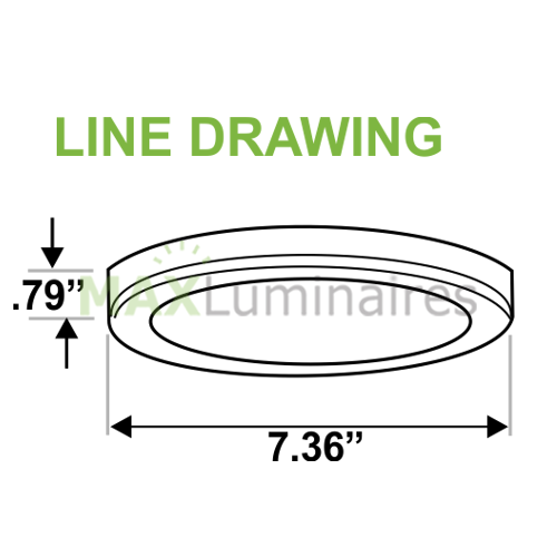LED 14.5W 6" Recessed Can Retrofit Kit